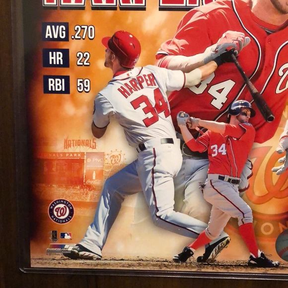 BRYCE HARPER 2012 Rookie of The Year WASHINGTON NATIONALS OFFICIAL MLB - Picture 5 of 12